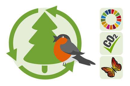 Logo Bæredygtige naturtræer