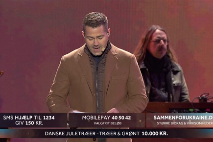 Screendump fra TV-programmet "sammen om Ukraine"